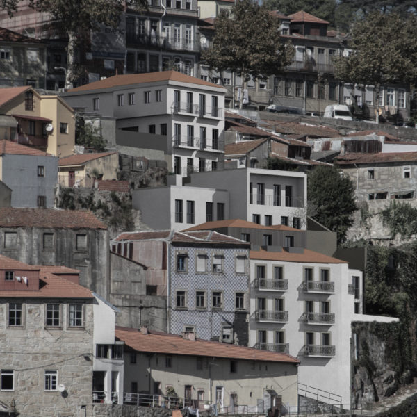 fotomontagem Rio Douro Porto